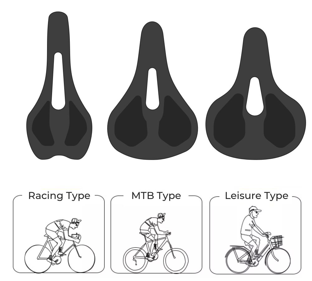 Bike seat styles on sale