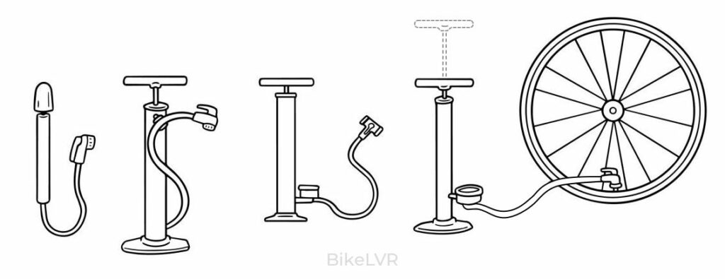 Using bike pump